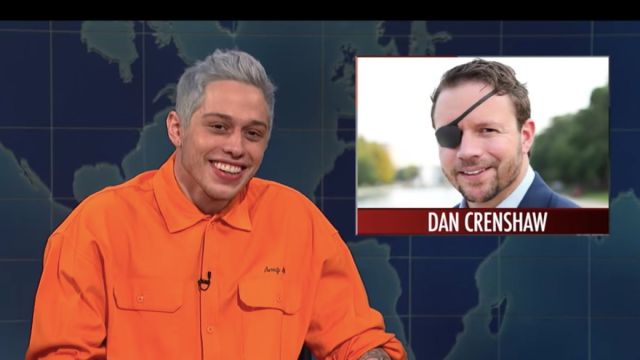Pete-Davidson-SNL-mocking-Crenshaw