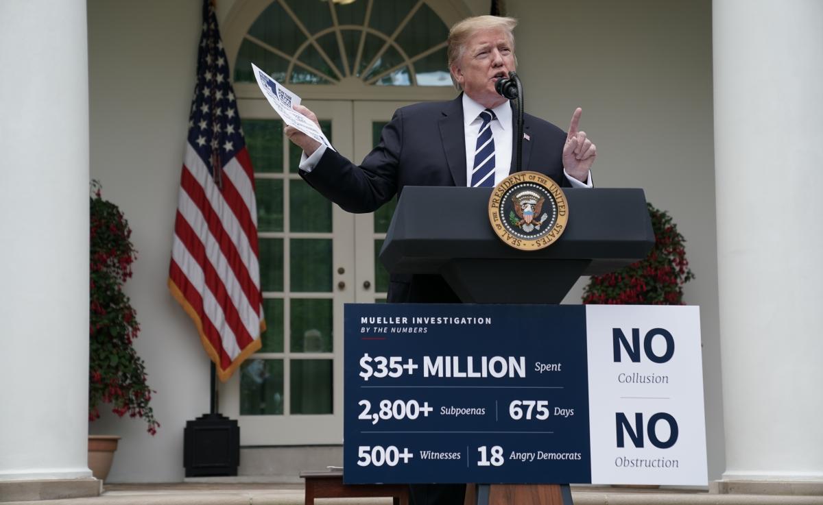 Trump-Scorches-Democrats-As-Pelosi-Broaches-Prospect-Of-Impeachable-Offense-725745133-1558546213