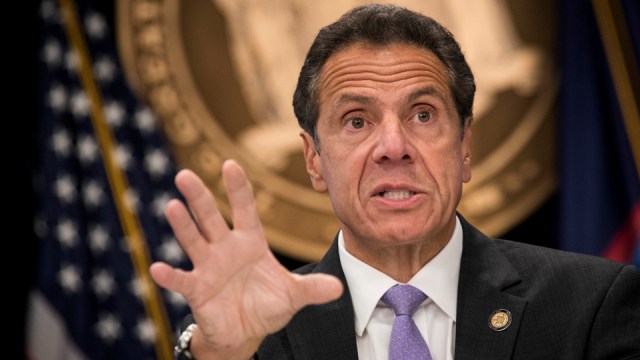 New York Governor Andrew Cuomo Holds Media Briefing
